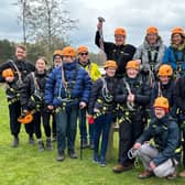 A young onset dementia social event at zip wiring Dementia Forward
