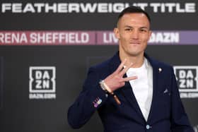 Josh Warrington is preparing to face Leigh Wood. Image: George Wood/Getty Images