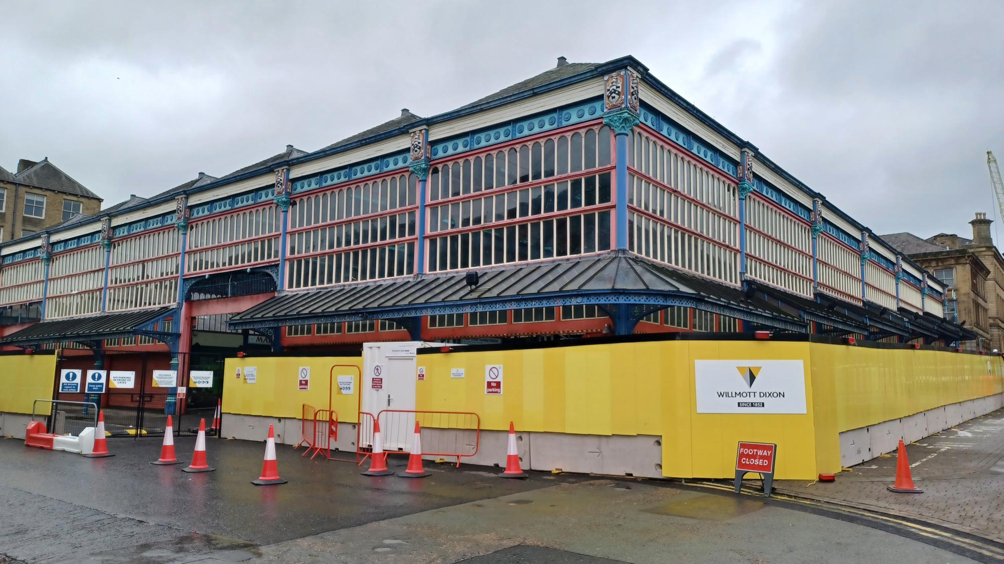 Work begins on £20m Huddersfield market revamp after price hike