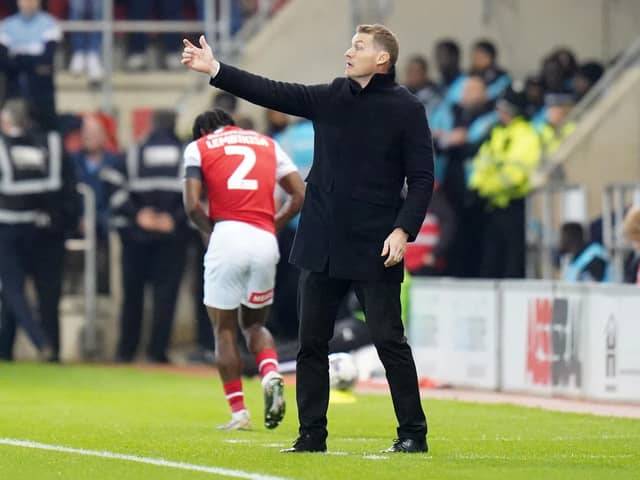 DELIGHTED: Rotherham United manager Matt Taylor