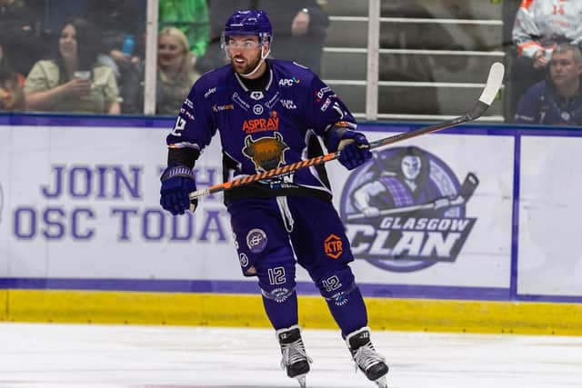 MOVING ON: Jordan Buesa has made the move from Glasgow Clan to Leeds Knights permanent. Picture:  Al Goold/EIHL Media.