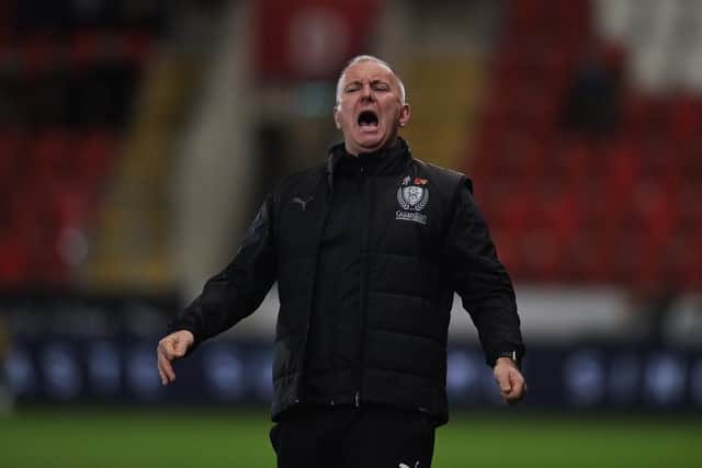 Rotherham United manager Matt Hamshaw, pictured in the recent League One game against Burton Albion. Picture: Jonathan Gawthorpe