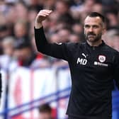 Barnsley interim manager Martin Devaney gestures on the touchline during the Sky Bet League One play-off, semi-final, second leg match at Bolton. Picture: Martin Rickett/PA Wire.