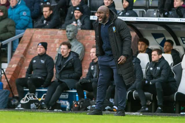 IN THE RUNNING: Sheffield Wednesday manager Darren Moore