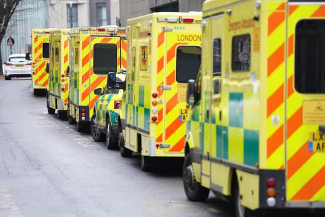 Ambulance response times and A&E waits are the worst on record, though the number of people on the NHS waiting list has fallen slightly. PIC James Manning/PA Wire