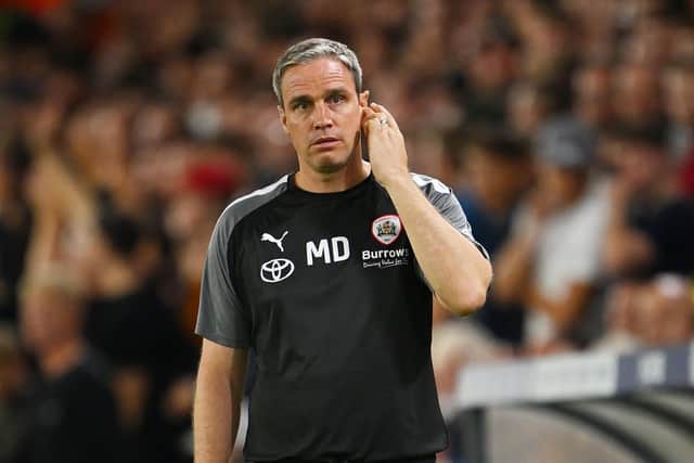Michael Duff, manager of Barnsley. (Photo by Clive Mason/Getty Images)