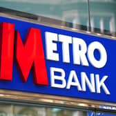 Library image of a Metro Bank branch in Sheffield. The High street lender has seen its shares plunge as it considers a reported £600m capital raise to shore up its finances. The bank's shares tumbled by as much as a third soon after market opening on Thursday, before settling around 23 per cent lower, on reports that the firm is in talks with investors to raise around £250 million in equity funding and £350 million in debt. (Photo by Mike Egerton/PA Wire)