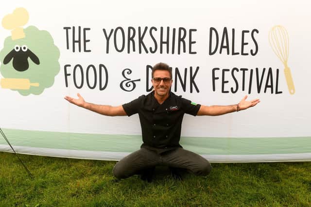 Gino D'Acampo pictured at the Yorkshire Dales Food and Drink Festival earlier this year. Picture taken by Yorkshire Post Photographer Simon Hulme