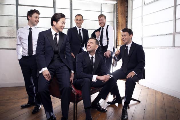 The King's Singers, pictured by Frances Marshall.