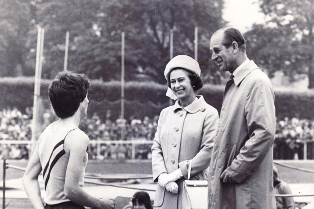 The Queen and Prince Philip visit South Yorkshire on 12th July 1977.