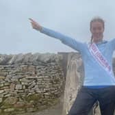 Miss Yorkshire Chloe McEwen before she got in trouble on Three Peaks challenge