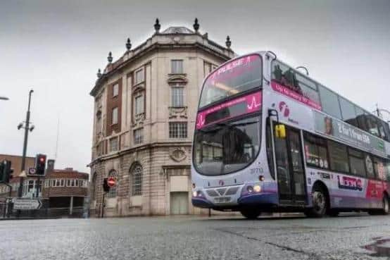 A First Bus in Leeds.