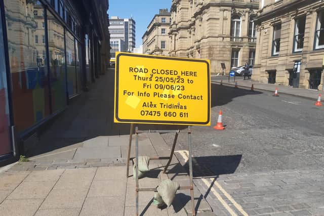 Roads will be closed for some of the filming