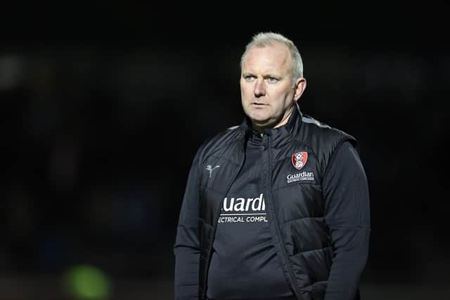 Rotherham United manager Matt Hamshaw.