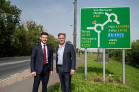 Conservative York & North Yorkshire mayoral candidate, Keane Duncan and Julian Sturdy, Conservative MP for York Outer,  welcome investment in dualling York’s A1237  Outer Ring Road.