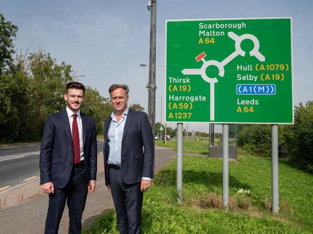 Conservative York & North Yorkshire mayoral candidate, Keane Duncan and Julian Sturdy, Conservative MP for York Outer,  welcome investment in dualling York’s A1237  Outer Ring Road.