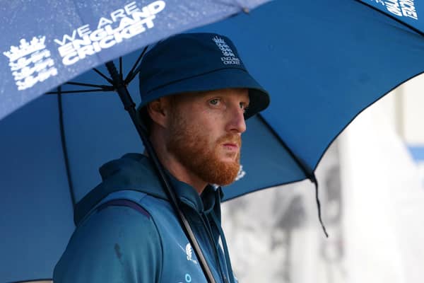 WE GO AGAIN: England's Ben Stokes after the abandonment of day five and the fourth Ashes Test match at Old Trafford  Picture: Martin Rickett/PA