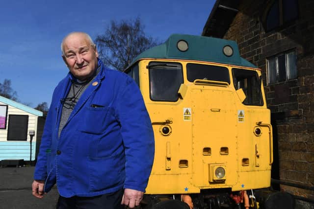 2023 marks the 50th Anniversary of the North Yorkshire Moors Railway. Pictured at Grosmont Station, Chris Cubitt, one of the original volunteers.
Photographed by Yorkshire Post photographer Jonathan Gawthorpe.