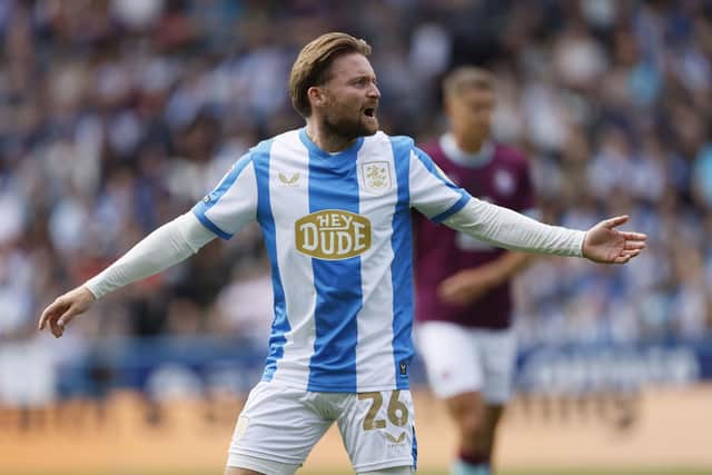 Huddersfield Town's Alfie May during the pre-season friendly match versus Burnley at Accu Stadium, Huddersfield. Picture: Richard Sellers/PA Wire.