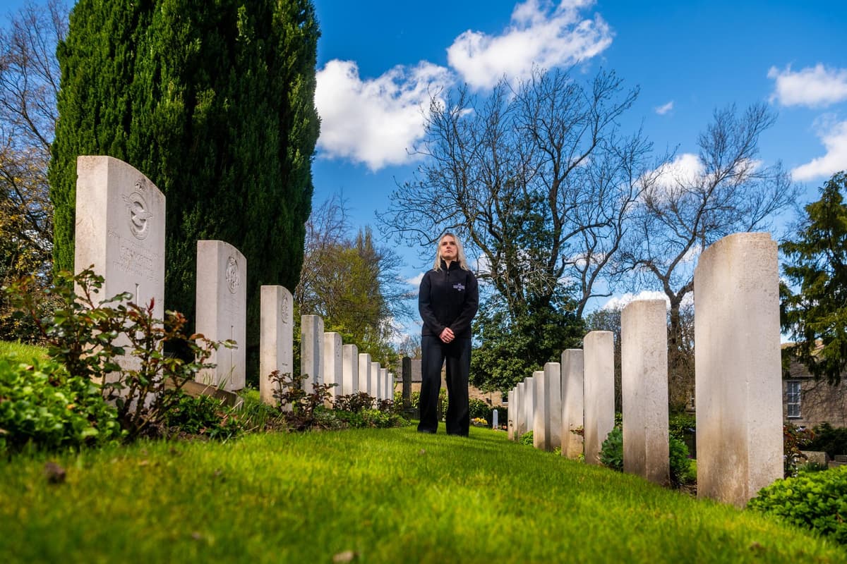 Fallen Gravers VE Day 80: The graves of fallen heroes tended by a new generation