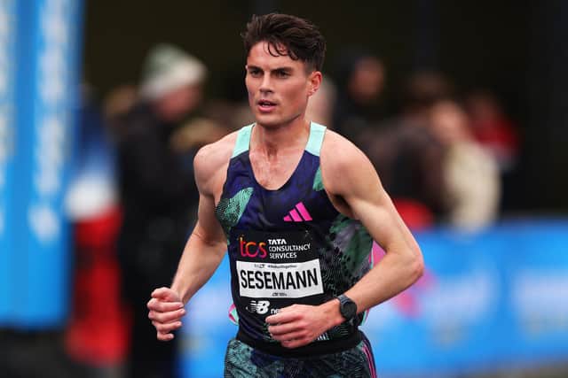 Phil Sesemann of Great Britain competes in the Elite Men's Marathon during the 2023 TCS London Marathon. Now he's off to the Olympics (Picture: Andrew Redington/Getty Images)