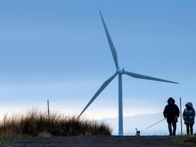 Renewable energy wind farms are a contested issue in Scotland