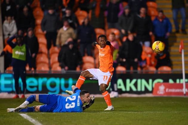 Sheffield Wednesday have been linked with former Blackpool loan star Karamoko Dembele. Image: Stu Forster/Getty Images