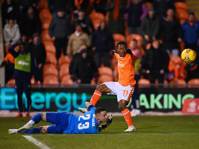 Sheffield Wednesday have been linked with former Blackpool loan star Karamoko Dembele. Image: Stu Forster/Getty Images