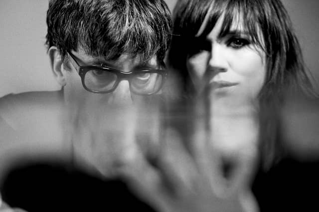 Graham Coxon and Rose Elinor Dougall of The Waeve. Picture: Steve Gullick