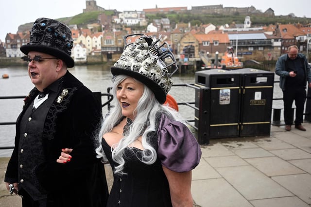 The Whitby Goth Weekend was started in 1994 by Jo Hampshire, who arranged for 40 goth-loving pen pals to meet at the Elsinore Pub.