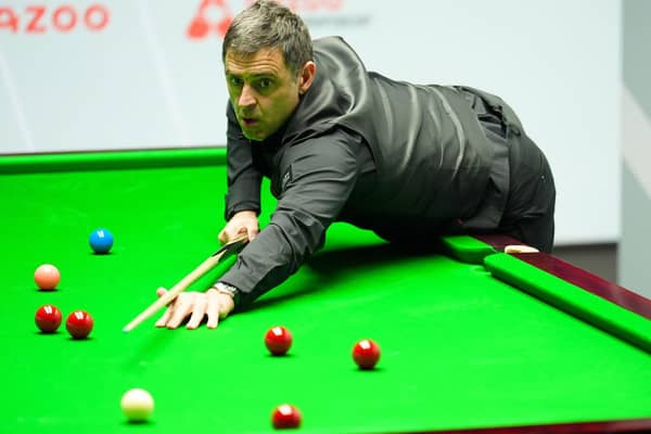Ronnie O'Sullivan in action on day five of the 2024 Cazoo World Snooker Championship at the Crucible Theatre, Sheffield, which has been warned it could lose the tournament after 2027 (Picture: Mike Egerton/PA)