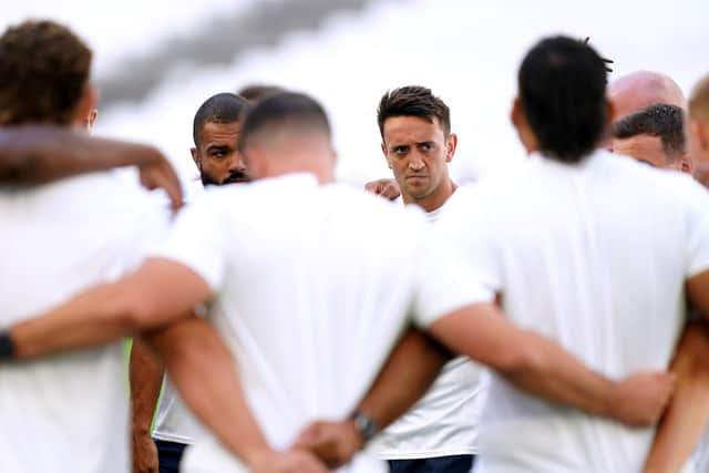 SECOND CHANCE: England's Alex Mitchell during the captain's run at the Stade de Marseille, where they will face Argentina in their Pool D World Cup opener on Saturday night. Picture: Mike Egerton/PA