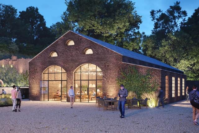 A ‘Cultural Canteen’, outdoor events and performance area, are planned against the spectacular backdrop of the ironworks furnaces and restored blast wall