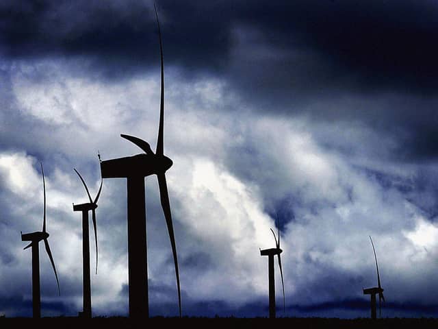 A view of an onshore wind farm. PIC: Ben Curtis/PA Wire