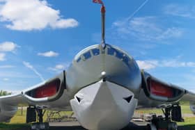 The museum has repainted its Victor K2 tanker plane in camouflage colours. Photo: Yorkshire Air Museum