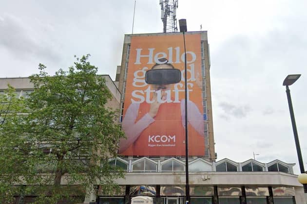 KCOM's headquarters on Carr Lane, HullLast week Digital Infrastructure Minister Julia Lopez said due to "increasing public concern” operators should do “everything possible” to share infrastructure.