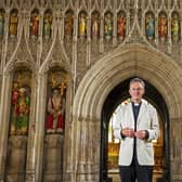 The Dean of Ripon, the Very Rev John Dobson at Ripon Cathedral.    Picture Tony Johnson