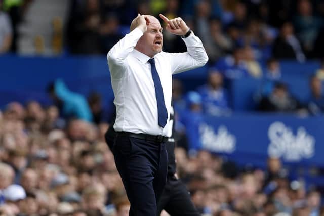 UNDER PRESSURE: Everton manager Sean Dyche has seen his team lose all three Premier League games so far this season. Picture: Richard Sellers/PA