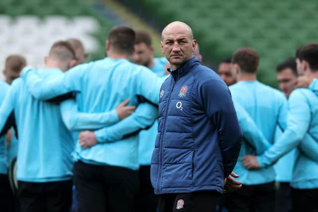 The time is now: Steve Borthwick, the England head coach, has four warm-up games to fine-tune his preparations for the World Cup which begins in France next month. (Picture: David Rogers/Getty Images)