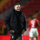Middlesbrough manager Kim Hellberg celebrates following the Sky Bet Championship match at The Valley, London. Picture: Steven Paston/PA Wire.