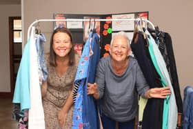 Catherine &amp; Debbie who co-ordinate the weekly Clothes Swap