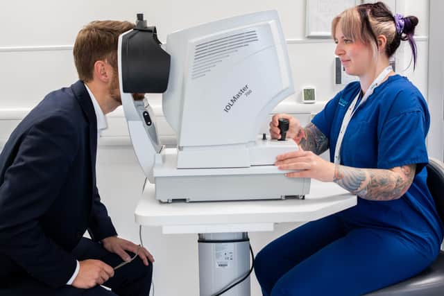 Local MP visits eye clinic in York and backs easier NHS access