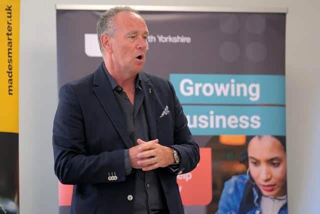 Mike Pennington, who has joined the York & North Yorkshire Growth Hub as a Business Relationship Manager, is helping businesses to forge connections with Made Smarter, a Government scheme which aims to boost UK manufacturing growth through industrial digital transformation. Picture: Richard Ponter