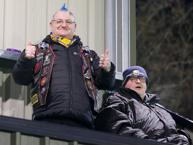 Mansfield Town fans ahead of kick-off at Forest Green Rovers. Who can you spot?