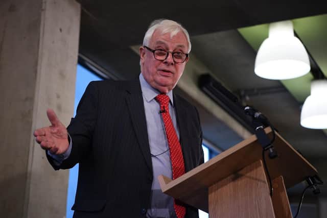 Former Tory minister and Hong Kong governor Lord Patten pictured in 2019. Picture: Kirsty O'Connor/PA Wire