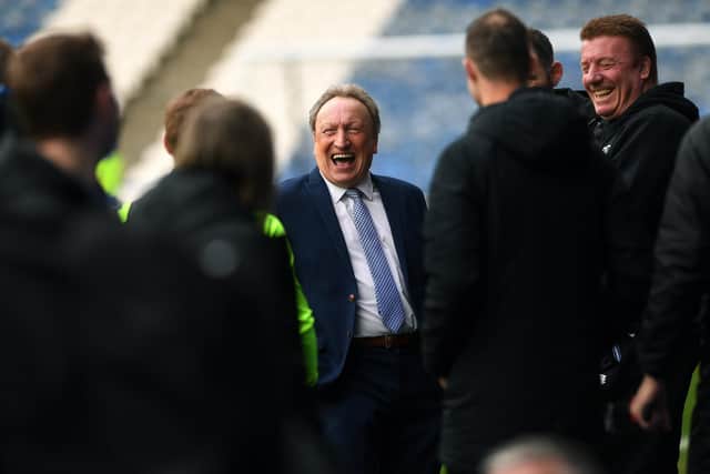YOU'RE HAVING A LAUGH: Huddersfield Town manager Neil Warnock