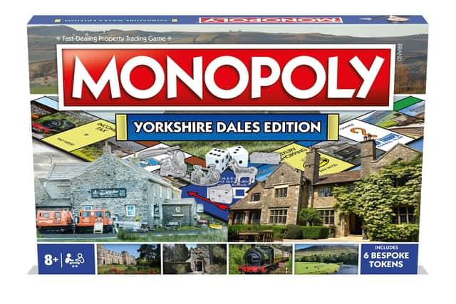 The new Yorkshire Dales edition of the Monopoly board features over 30 new landmarks.