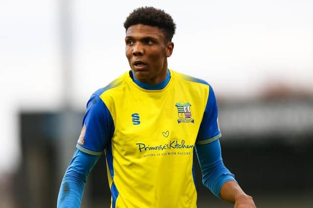 PROMISING: Kyle Hudlin - pictured during his time at Solihull Moors - impressed against Middlesbrough in Tuesday night's defeat. Picture: Barrington Coombs/PA
