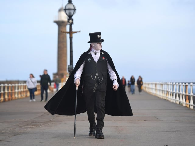 Vlad Dracul III on Whitby Pier