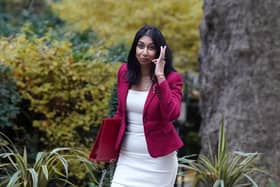 Home Secretary Suella Braverman arrives in Downing Street, London, ahead of a Cabinet meeting. Picture date: Tuesday November 1, 2022.